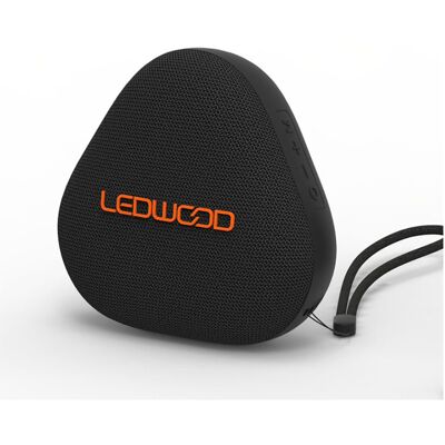 Enceinte Bluetooth Portable 15w Avec Led Ambiance Etanche Noir Ledwood - Publicité Enceinte Bluetooth Portable 15w Avec Led Ambiance Etanche Noir Ledwood - Publicité
