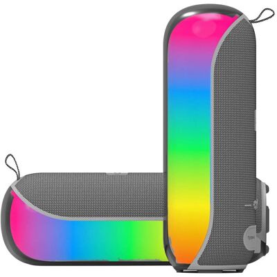 TOKAI Enceinte Stéréo Led Couché-debout - Publicité TOKAI Enceinte Stéréo Led Couché-debout - Publicité