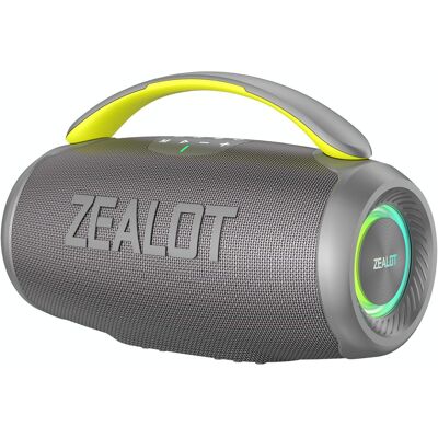 Enceinte Bluetooth Puissante 50w Portable Rgb Pour Extérieur Longue Autonomie Gris Yonis - Publicité Enceinte Bluetooth Puissante 50w Portable Rgb Pour Extérieur Longue Autonomie Gris Yonis - Publicité