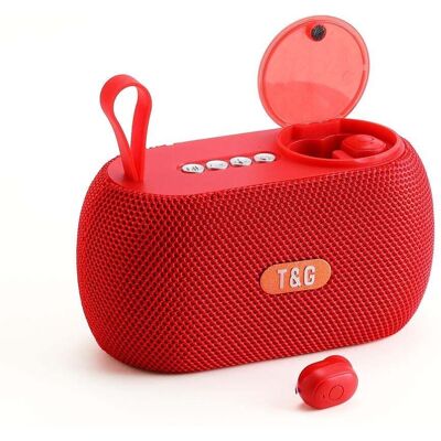 YONIS Enceinte Bluetooth 2 En 1 + Écouteur Sans Fil Immersion Sonore Tws Fm - Publicité YONIS Enceinte Bluetooth 2 En 1 + Écouteur Sans Fil Immersion Sonore Tws Fm - Publicité