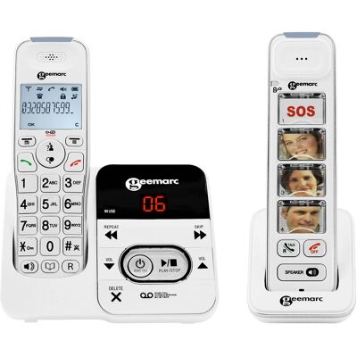Téléphone fixe senior Geemarc avec Pack Photo Mobility 296 - Téléphone fixe - Publicité Téléphone fixe senior Geemarc avec Pack Photo Mobility 296 - Téléphone fixe - Publicité