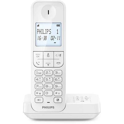 Téléphone Sans Fil Philips Fixe Avec Répondeur D2751w Solo Blanc - Publicité Téléphone Sans Fil Philips Fixe Avec Répondeur D2751w Solo Blanc - Publicité