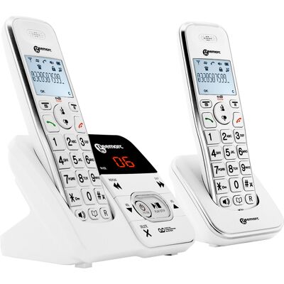 Téléphone fixe senior Geemarc AmpliDect 2951 - Téléphone Fixe - Publicité Téléphone fixe senior Geemarc AmpliDect 2951 - Téléphone Fixe - Publicité