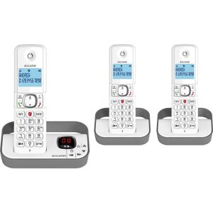 Téléphone fixe sans fil avec répondeur Trio F860 Voice - Gri