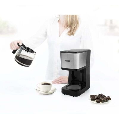 Princess 246030 - Noir, Acier inoxydable - Machine à café filtre - Publicité Princess 246030 - Noir, Acier inoxydable - Machine à café filtre - Publicité
