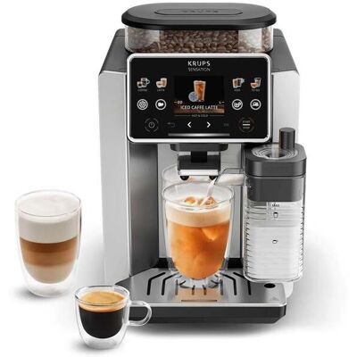 Expresso Broyeur Krups Sensation Elite Ea918ge0 30 Recettes Écran Tactile 7 Cm - Publicité Expresso Broyeur Krups Sensation Elite Ea918ge0 30 Recettes Écran Tactile 7 Cm - Publicité