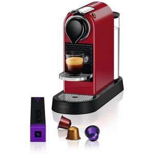 Machine Dosettes Krups Citiz Yy4117fd Espresso 40 Ml Lungo 110 Ml Noir Rouge