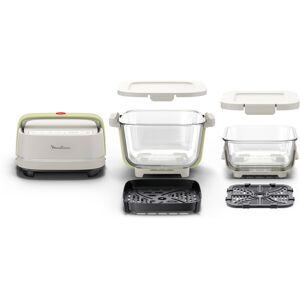 Friteuse sans huile Airfryer 3,8L en verre Crisp&Go; FY701AE0 MOULINEX