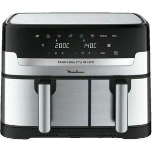 Friteuse Moulinex Dual Easy Fry & Grill Ez905d20 Inox/noir