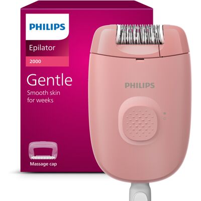 Epilateur électrique serie 2000 BRE227/00 PHILIPS - Publicité Epilateur électrique serie 2000 BRE227/00 PHILIPS - Publicité