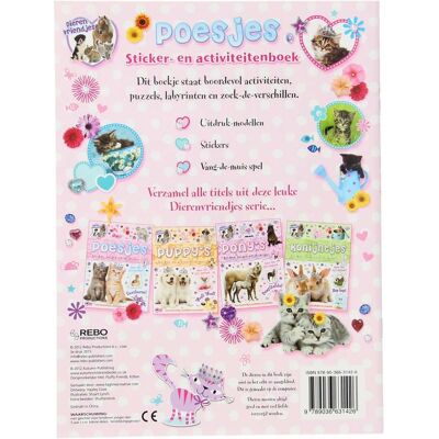 Febronie Amis Des Animaux — Livre D'activités Et Autocollants Chatons 3-6 Ans - Publicité Febronie Amis Des Animaux — Livre D'activités Et Autocollants Chatons 3-6 Ans - Publicité