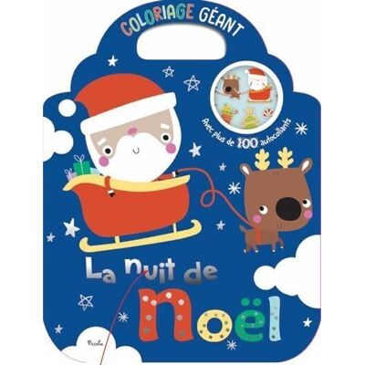 PICCOLIA La Nuit De Noel - Coloriage Géant - Publicité PICCOLIA La Nuit De Noel - Coloriage Géant - Publicité