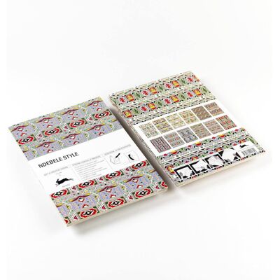 PEPIN PRESS Papiers Créatifs - Motifs Ndebele Style - Art Africain - Scrapbooking - 12 Feuilles - 50x70cm - Publicité PEPIN PRESS Papiers Créatifs - Motifs Ndebele Style - Art Africain - Scrapbooking - 12 Feuilles - 50x70cm - Publicité