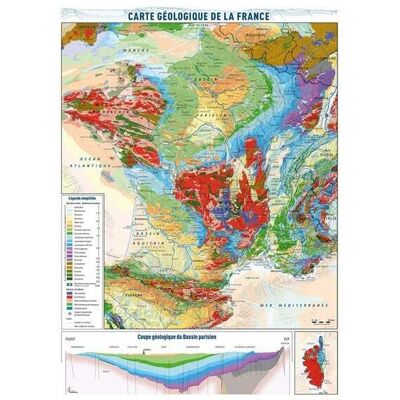 Puzzle Carte Géologique France 1000 Pièces 680 X 490 Mm Brgm - Publicité Puzzle Carte Géologique France 1000 Pièces 680 X 490 Mm Brgm - Publicité