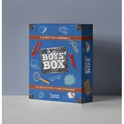 Coffret D'activité Boys'box - Larousse - Publicité Coffret D'activité Boys'box - Larousse - Publicité