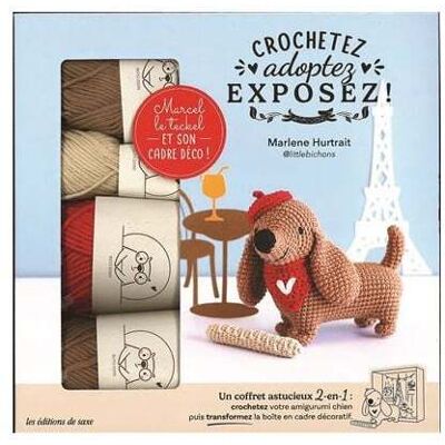 SAXE EDITIONS Kit De Crochet Marcel Le Teckel Amigurumi En Coton Editions De Saxe - Publicité SAXE EDITIONS Kit De Crochet Marcel Le Teckel Amigurumi En Coton Editions De Saxe - Publicité