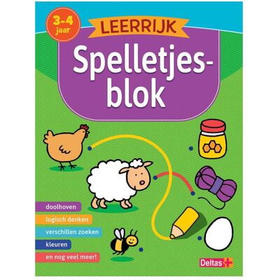 Bloc De Jeu Éducatif Deltas Pour Enfants De 3 À 4 Ans - Publicité Bloc De Jeu Éducatif Deltas Pour Enfants De 3 À 4 Ans - Publicité