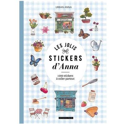 Livre De Stickers Les Jolis Stickers D'anna Papier Bleu Dessain Et Tolra - Publicité Livre De Stickers Les Jolis Stickers D'anna Papier Bleu Dessain Et Tolra - Publicité