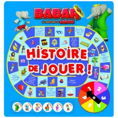 Histoire De Jouer Badou / Babar - Livre Jeux - Hachette Jeunesse - Publicité Histoire De Jouer Badou / Babar - Livre Jeux - Hachette Jeunesse - Publicité