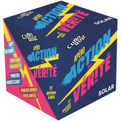 SOLAR Cuboquiz Apero Action Vérité 2024 - Publicité SOLAR Cuboquiz Apero Action Vérité 2024 - Publicité