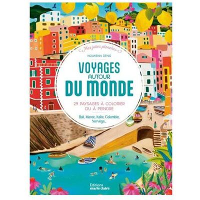 Livre À Colorier Mes Jolies Planches Broché Turquoise 22,6x28,7cm Editions Marie-claire - Publicité Livre À Colorier Mes Jolies Planches Broché Turquoise 22,6x28,7cm Editions Marie-claire - Publicité