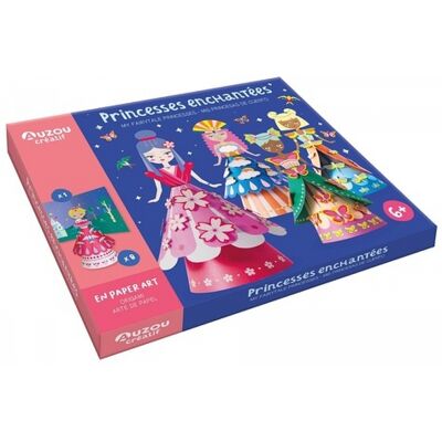 EDITIONS AUZOU Coffret Créatif : 8 Princesses Enchantées En Papier Art - Publicité EDITIONS AUZOU Coffret Créatif : 8 Princesses Enchantées En Papier Art - Publicité