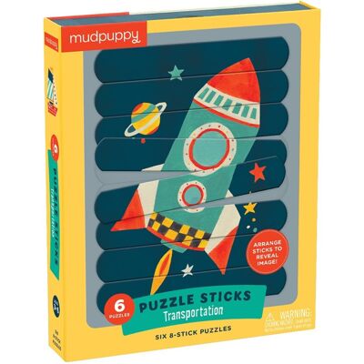 AUTRES Mudpuppy 48 Pcs Puzzle Sticks/transportation - Publicité AUTRES Mudpuppy 48 Pcs Puzzle Sticks/transportation - Publicité