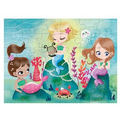 AUTRES Mudpuppy Puzzle - Sirènes Puzzle Pour Enfants 36 Pièces Avec Sac De Transport - Publicité AUTRES Mudpuppy Puzzle - Sirènes Puzzle Pour Enfants 36 Pièces Avec Sac De Transport - Publicité