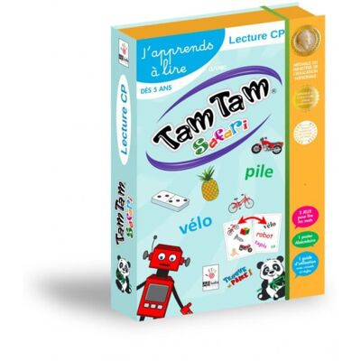 AB LUDIS J'apprends À Lire - Tam Tam Safari - Lecture Cp - Jeu Éducatif - Dès 5 Ans - Publicité AB LUDIS J'apprends À Lire - Tam Tam Safari - Lecture Cp - Jeu Éducatif - Dès 5 Ans - Publicité