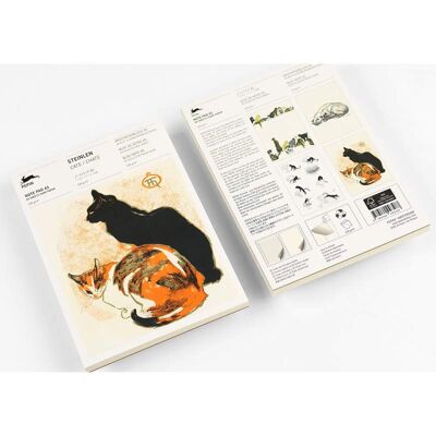 PEPIN PRESS Bloc-notes - A5 - 64 Feuilles Papier Ivoire - 120g - Avec Illustrations De Chats - Publicité PEPIN PRESS Bloc-notes - A5 - 64 Feuilles Papier Ivoire - 120g - Avec Illustrations De Chats - Publicité