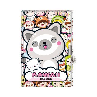 Journal Intime Imp Kawaii Avec Cadenas — Dès 5 Ans - Publicité Journal Intime Imp Kawaii Avec Cadenas — Dès 5 Ans - Publicité