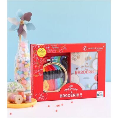 Coffret Broderie Je Dcouvre Ditions De Saxe - Publicité Coffret Broderie Je Dcouvre Ditions De Saxe - Publicité