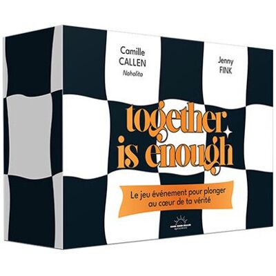 EXERGUE Coffret Conversation Together Is Enough 250 Cartes Noir Blanc Orange Good Mood Dealer - Publicité EXERGUE Coffret Conversation Together Is Enough 250 Cartes Noir Blanc Orange Good Mood Dealer - Publicité