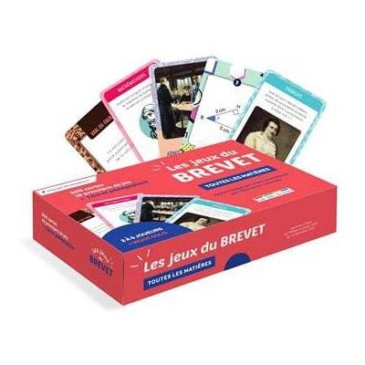 RUE DES ECOLES Les Jeux Du Brevet Toutes Matières Coffret 200 Cartes Rue Des Écoles - Publicité RUE DES ECOLES Les Jeux Du Brevet Toutes Matières Coffret 200 Cartes Rue Des Écoles - Publicité