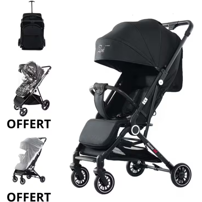 Honorbb Zoa Poussette Canne Bébé Légère Et Compacte, 0-3 Ans, 0-15 Kg, 3 Positions Inclinables, Pliage Automatique, Band - Publicité Honorbb Zoa Poussette Canne Bébé Légère Et Compacte, 0-3 Ans, 0-15 Kg, 3 Positions Inclinables, Pliage Automatique, Band - Publicité