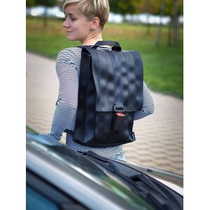 ZasPas Sac À Dos De Ville Avec Fermeture Extraordinaire - Blk 48-17, Boucle, Ordinateurs Portables, Upcycled Noir S - Publicité ZasPas Sac À Dos De Ville Avec Fermeture Extraordinaire - Blk 48-17, Boucle, Ordinateurs Portables, Upcycled Noir S - Publicité