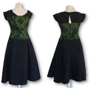 Golda2Hand Noir Et Olive Drab Robe En Dentelle, De Mariée Noire Volante, Bal Magnifique, Robe, Formelle, Dollar Marque, Taille S noir S - Publicité Golda2Hand Noir Et Olive Drab Robe En Dentelle, De Mariée Noire Volante, Bal Magnifique, Robe, Formelle, Dollar Marque, Taille S noir S - Publicité