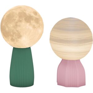 HOMCOM Ensemble de lampes de table en forme de planètes, tricolore, USB, en plastique, Blanc - Publicité HOMCOM Ensemble de lampes de table en forme de planètes, tricolore, USB, en plastique, Blanc - Publicité