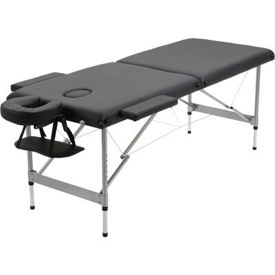 HOMCOM Table de massage pliante, avec ouverture faciale, accoudoirs, repose-mains, table de massage mobile, 186 cm x 71 cm x 83 cm - Publicité HOMCOM Table de massage pliante, avec ouverture faciale, accoudoirs, repose-mains, table de massage mobile, 186 cm x 71 cm x 83 cm - Publicité