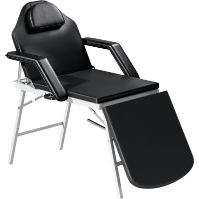 HOMCOM Table de massage pliante, lit de massage 3 zones portable 182 x 62 cm avec appuie-tête et accoudoirs amovibles, noir - Publicité HOMCOM Table de massage pliante, lit de massage 3 zones portable 182 x 62 cm avec appuie-tête et accoudoirs amovibles, noir - Publicité
