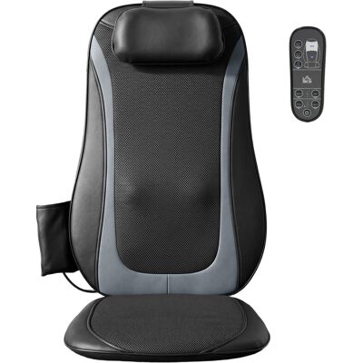 HOMCOM Masseur Dorsal Chauffant, Fauteuil de Massage Tissulaire Profond Vibration 3 Niveaux, Coussin de Massage - Publicité HOMCOM Masseur Dorsal Chauffant, Fauteuil de Massage Tissulaire Profond Vibration 3 Niveaux, Coussin de Massage - Publicité