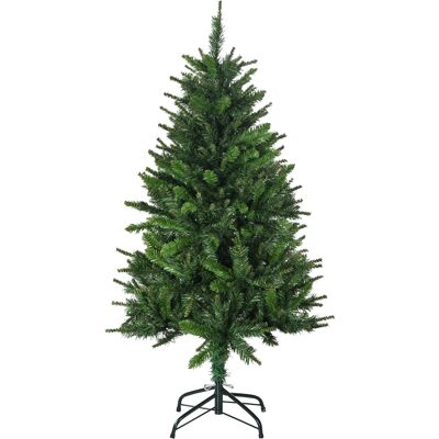 HOMCOM Sapin de Noël artificiel 120cm - 310 branches, support en acier - Publicité HOMCOM Sapin de Noël artificiel 120cm - 310 branches, support en acier - Publicité