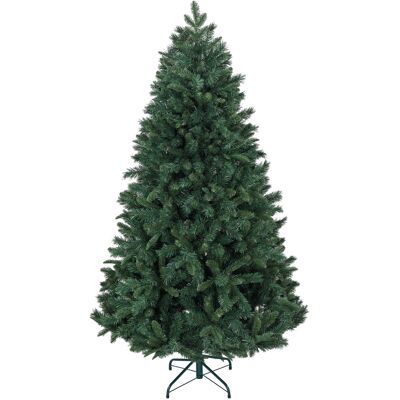 HOMCOM Sapin de Noël Artificiel 180 cm Arbre de Noël avec support en acier pliable, 1061 branches, décoration de Noël, vert - Publicité HOMCOM Sapin de Noël Artificiel 180 cm Arbre de Noël avec support en acier pliable, 1061 branches, décoration de Noël, vert - Publicité