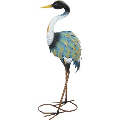Outsunny Statue jardin exterieur, sculpture de héron en métal, décoration de jardin exterieur 63 cm, multicolore - Publicité Outsunny Statue jardin exterieur, sculpture de héron en métal, décoration de jardin exterieur 63 cm, multicolore - Publicité