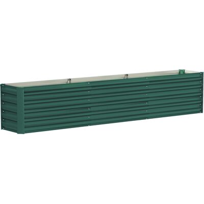 Litière de jardin surélevée Outsunny - Barres de soutien, plaques d'angle, 45cm de profondeur - Publicité Litière de jardin surélevée Outsunny - Barres de soutien, plaques d'angle, 45cm de profondeur - Publicité