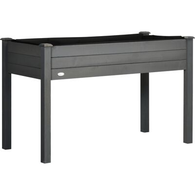 Outsunny Jardinière sur Pieds Potager dim. 123L x 57l x 76H cm Inserts d'irrigation + Feutre de Drainage Bois Massif Sapin - Publicité Outsunny Jardinière sur Pieds Potager dim. 123L x 57l x 76H cm Inserts d'irrigation + Feutre de Drainage Bois Massif Sapin - Publicité