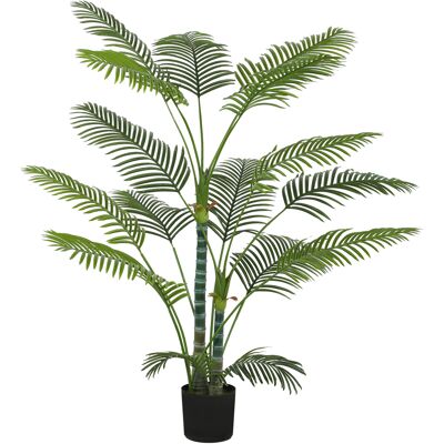 HOMCOM Plante artificielle intérieure 170 cm, palmier arbre artificiel avec pot en plastique et flocage, vert - Publicité HOMCOM Plante artificielle intérieure 170 cm, palmier arbre artificiel avec pot en plastique et flocage, vert - Publicité