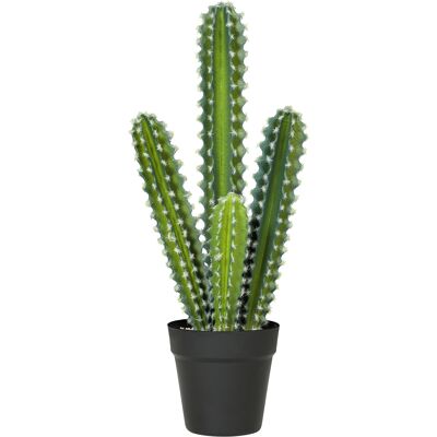 HOMCOM Plante artificielle Cactus 53 cm en pot pour la maison, le bureau - Publicité HOMCOM Plante artificielle Cactus 53 cm en pot pour la maison, le bureau - Publicité