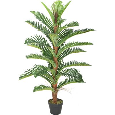 HOMCOM Palmier Artificiel palmier 120 cm avec 24 Feuilles en PEVA, Plante Décorative avec Pot en Plastique, Vert - Publicité HOMCOM Palmier Artificiel palmier 120 cm avec 24 Feuilles en PEVA, Plante Décorative avec Pot en Plastique, Vert - Publicité
