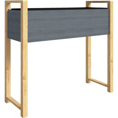 Outsunny Carré Potager avec pieds Lit de Jardin Surélevé 4 trous de drainage et Tissu non tissé, 98 x 37 x 90 cm, gris - Publicité Outsunny Carré Potager avec pieds Lit de Jardin Surélevé 4 trous de drainage et Tissu non tissé, 98 x 37 x 90 cm, gris - Publicité